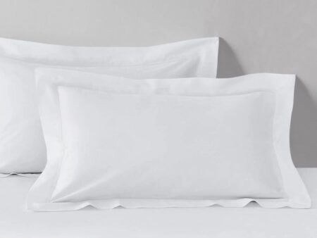Plain White Pillow Case Set
